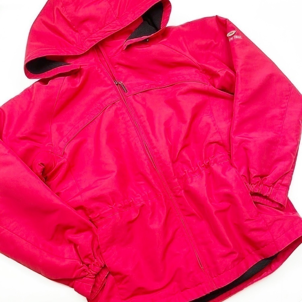 Pacific Trail red fleece lined snow jacket with hood